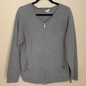 Cable and Gauge Grey Zip Up Medium